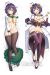Gushing over Magical Girls Utena Hiiragi Akeno Dakimakura Hugging Body Pillow Cover A0668D