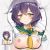 Gushing over Magical Girls Utena Hiiragi Akeno 3D Wrist Rest Oppai Mouse Pad A0668MWB