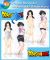 DragonBall Videl Undressable Dakimakura Hugging Body Pillow Cover A0693U