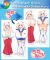 Chichi Miko!! Matsushita Ririka Undressable Dakimakura Hugging Body Pillow Cover A0715U