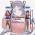 MiSide Crazy Mita Mini Dakimakura Keychain Phone Strap A0734KCA