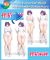 Semen Extraction Ward Kurokawa Undressable Dakimakura Hugging Body Pillow Cover A0758U