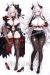 Azur Lane Admiral Zenker Dakimakura Hugging Body Pillow Cover A0801A