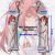 Goddess of Victory: Nikke Rapi Red Flavor Mini Dakimakura Keychain Phone Strap A0808KCD