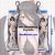 Blue Archive Hanekawa Hasumi Mini Dakimakura Keychain Phone Strap A0810KCD