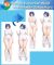 Semen Extraction Ward Tachibana Undressable Dakimakura Hugging Body Pillow Cover A0811U