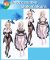 Goddess of Victory: Nikke Ade Undressable Dakimakura Hugging Body Pillow Cover A0824U
