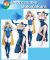 Dispatch Blonde Blazer Undressable Dakimakura Hugging Body Pillow Cover A0864U