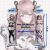 Azur Lane Cowpens Mini Dakimakura Keychain Phone Strap A0872KCA