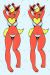 Pocket Monster Flareon by DragonTamerSuccubus Dakimakura Cover AZ0029
