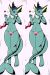 Pocket Monster Vaporeon by DragonTamerSuccubus Dakimakura Cover AZ0030