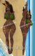 Original Character African Goddess Dakimakura Hugging Body Pillow Cover AZ0197A