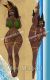 Original Character African Goddess Dakimakura Hugging Body Pillow Cover AZ0197B
