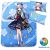 Genshin Impact Kamisato Ayaka Anime Bed Sheet or Duvet Cover BS0341C
