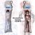 Date A Live Tokisaki Kurumi Mini Dakimakura Keychain Phone Strap CGJ013