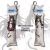 How Not to Summon a Demon Lord Rem Galeu Mini Dakimakura Keychain Phone Strap CGJ021