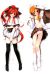 Shinkyoku Soukai Polyphonica Dakimakura Hugging Pillow Cover H1396