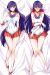 Sailor Moon Sailor Mars Dakimakura Body Pillow Cover H3106