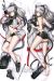 Arknights Schwarz Dakimakura Hugging Body Pillow Cover H4005A