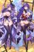 Genshin Impact Raiden Shogun Dakimakura Hugging Body Pillow Cover H4228B