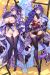 Genshin Impact Raiden Shogun Dakimakura Hugging Body Pillow Cover H4228E