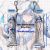 Wuthering Waves Shorekeeper Mini Dakimakura Keychain Phone Strap H4276KCA