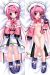Magical Girl Lyrical Nanoha Dakimakura Hugging Body Pillow Cover H0974