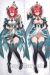 Wuthering Waves Ciaccona Dakimakura Hugging Body Pillow Cover K0025B
