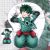 Boku no Hero Academia Izuku Midoriya 3D Wrist Rest Mouse Pad MW8038