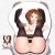 Boku no Hero Academia Ochaco Uraraka 3D Wrist Rest Oppai Mouse Pad MW9114B