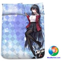 Azur Lane Taihou JK Skin Anime Bed Sheet or Duvet Cover