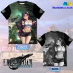 Final Fantasy VII Remake Tifa Lockhart Double Sided Full Graphic T-Shirt
