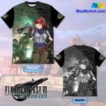 Final Fantasy VII Remake Jessie Double Sided Full Graphic T-Shirt
