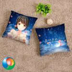 Tsuki ga Kirei Akane Mizuno Throw Pillow Cover