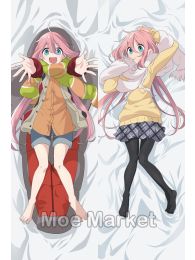 Yuru Camp Kagamihara Nadeshiko Dakimakura Hugging Pillow Cover Yuru Camp Kagamihara Nadeshiko Dakimakura Hugging Pillow Cover