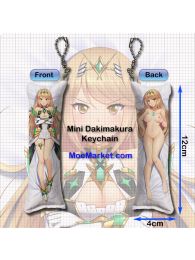 Xenoblade Chronicles 2 Mythra Mini Dakimakura Keychain Phone Strap Xenoblade Chronicles 2 Mythra Mini Dakimakura Keychain Phone Strap
