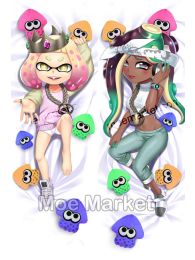 Splatoon 2 Marina and Pearl Dakimakura Hugging Pillow Cover Splatoon 2 Marina and Pearl Dakimakura Hugging Pillow Cover