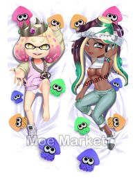 Splatoon 2 Marina and Pearl Dakimakura Hugging Pillow Cover Splatoon 2 Marina and Pearl Dakimakura Hugging Pillow Cover