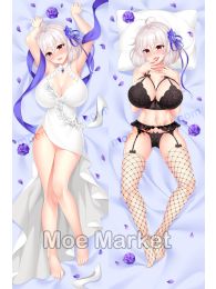 Azur Lane Sirius White Rose Skin Dakimakura Hugging Pillow Cover Azur Lane Sirius White Rose Skin Dakimakura Hugging Pillow Cover