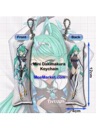 Xenoblade Chronicles 2 Pneuma Mini Dakimakura Keychain Phone Strap Xenoblade Chronicles 2 Pneuma Mini Dakimakura Keychain Phone Strap