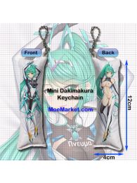 Xenoblade Chronicles 2 Pneuma Mini Dakimakura Keychain Phone Strap Xenoblade Chronicles 2 Pneuma Mini Dakimakura Keychain Phone Strap