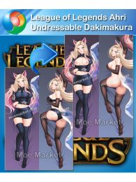 League of Legends KDA The Baddest Ahri Undressable Dakimakura Hugging Body Pillow Cover League of Legends KDA The Baddest Ahri Undressable Dakimakura Hugging Body Pillow Cover