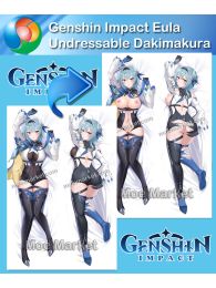 Genshin Impact Eula Undressable Dakimakura Hugging Body Pillow Cover Genshin Impact Eula Undressable Dakimakura Hugging Body Pillow Cover