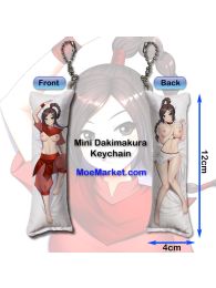 Avatar:The Last Airbender Ty Lee Mini Dakimakura Keychain Phone Strap Avatar:The Last Airbender Ty Lee Mini Dakimakura Keychain Phone Strap