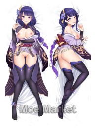 Genshin Impact Baal Raiden Shogun Dakimakura Hugging Body Pillow Cover Genshin Impact Baal Raiden Shogun Dakimakura Hugging Body Pillow Cover