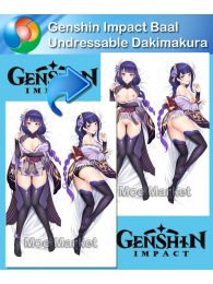 Genshin Impact Baal Raiden Shogun Undressable Dakimakura Hugging Body Pillow Cover Genshin Impact Baal Raiden Shogun Undressable Dakimakura Hugging Body Pillow Cover