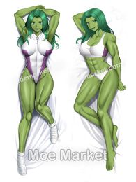 Marvel She-Hulk Dakimakura Hugging Body Pillow Cover Marvel She-Hulk Dakimakura Hugging Body Pillow Cover