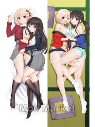 Lycoris Recoil Chisato Nishikigi & Takina Inoue Dakimakura Hugging Body Pillow Cover Lycoris Recoil Chisato Nishikigi & Takina Inoue Dakimakura Hugging Body Pillow Cover