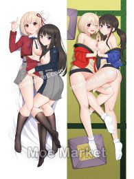 Lycoris Recoil Chisato Nishikigi & Takina Inoue Dakimakura Hugging Body Pillow Cover Lycoris Recoil Chisato Nishikigi & Takina Inoue Dakimakura Hugging Body Pillow Cover