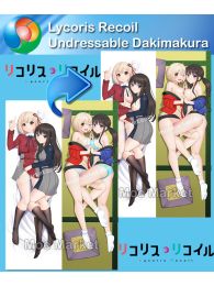 Lycoris Recoil Chisato Nishikigi & Takina Inoue Undressable Dakimakura Hugging Body Pillow Cover Lycoris Recoil Chisato Nishikigi & Takina Inoue Undressable Dakimakura Hugging Body Pillow Cover